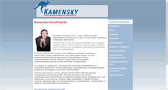 Desktop Screenshot of kamensky.fi